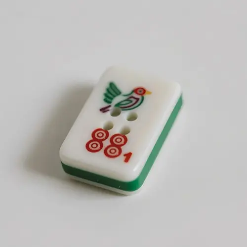 麻雀牌造型鈕扣