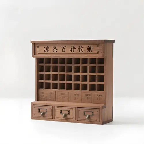 涼茶鋪百子櫃收納盒